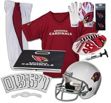 Arizona Cardinals Kids NFL 12pc Deluxe Football Uniform Set, Large