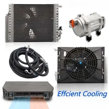 Air Conditioner Unit Kit 12V Car Universal AC Underdash Electric Heat&Cool 
