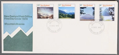 MayfairStamps New Zealand FDC 1973 Mountain Scenes Combo First Day Cover aaw_684