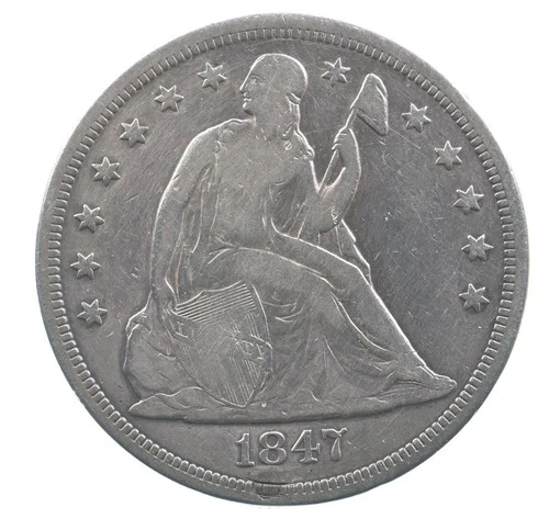 1847-P Seated Liberty Dollar — photo from another recent sale