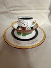 Stangl Pottery Ceramic Kiddieware Peter Rabbit 3-Piece Dinner Set Cup Bowl Plate