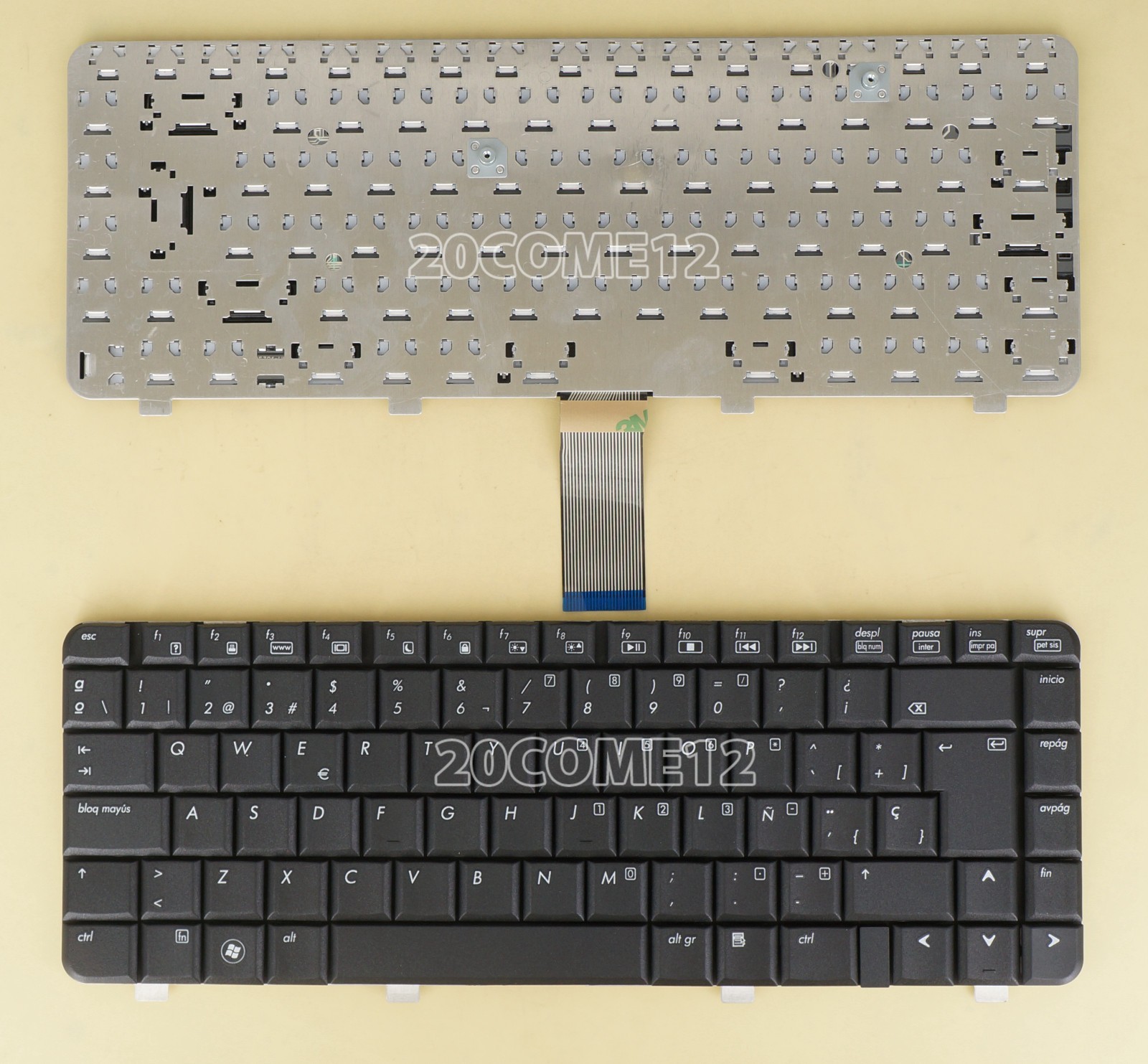 New for HP 530 Keyboard Spanish Teclado Black