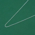 Sterling Silver Forzatina Trace Cable Chain Necklace – 925 Silver
