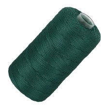 Nylon String Cord 2.5mm x 218Yards Rope Braided Thread Beading Cord,Deep Green