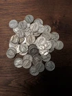 90% Silver MERCURY DIME Roll Of 50 Coins -  $5.00 FACE-Mixed Dates Circulated