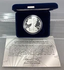 2007 W Proof American Silver Eagle - With Box & CoA
