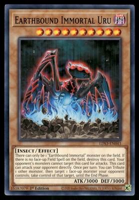 Yugioh Earthbound Immortal Uru LDS3-EN043 Common 1st Edition NM