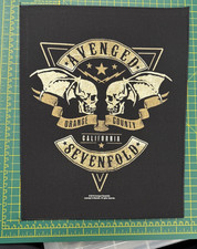 Image of Avenged Sevenfold Orange County Large Size Printed Sew On Back Patch Official