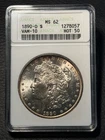 1890 O Morgan Silver Dollar ANACS MS62 VAM-10 Comet Hot 50 Soapbox