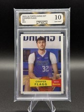 2025-26 Topps Living Set COOPER FLAGG RC #11 Graded PXG 10 Gem Mint psa stacks