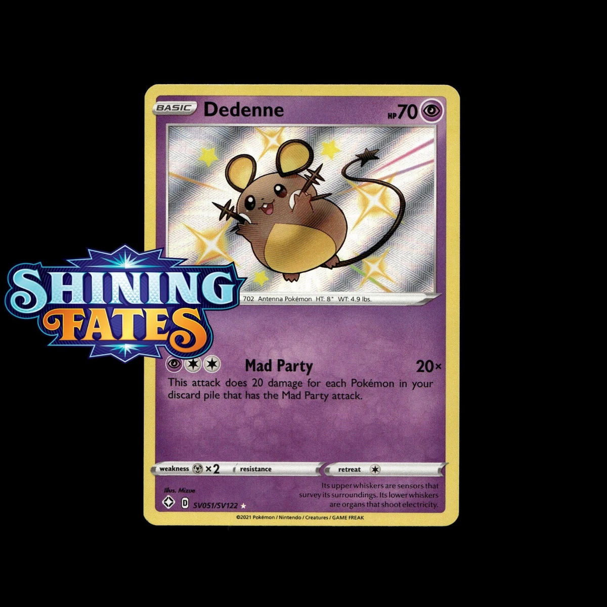 Dedenne SV051/SV122 Shining Fates: Shiny Vault for sale | eBay