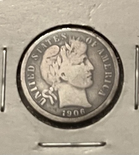 1906 s Barber Dime