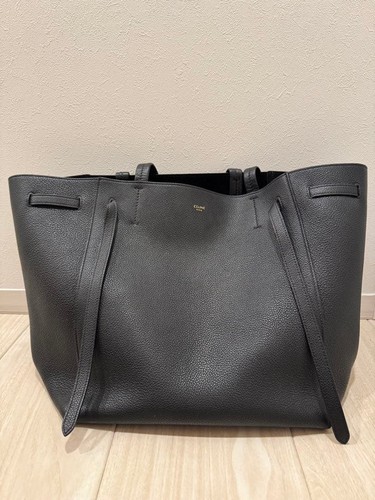 Celine Hippo Phantom Tote Bag Black Women's Used From Japan
