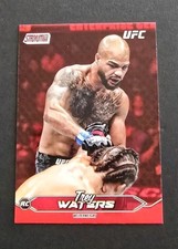 2025 Topps Stadium Club UFC #62 TREY WATERS RC Red Foil