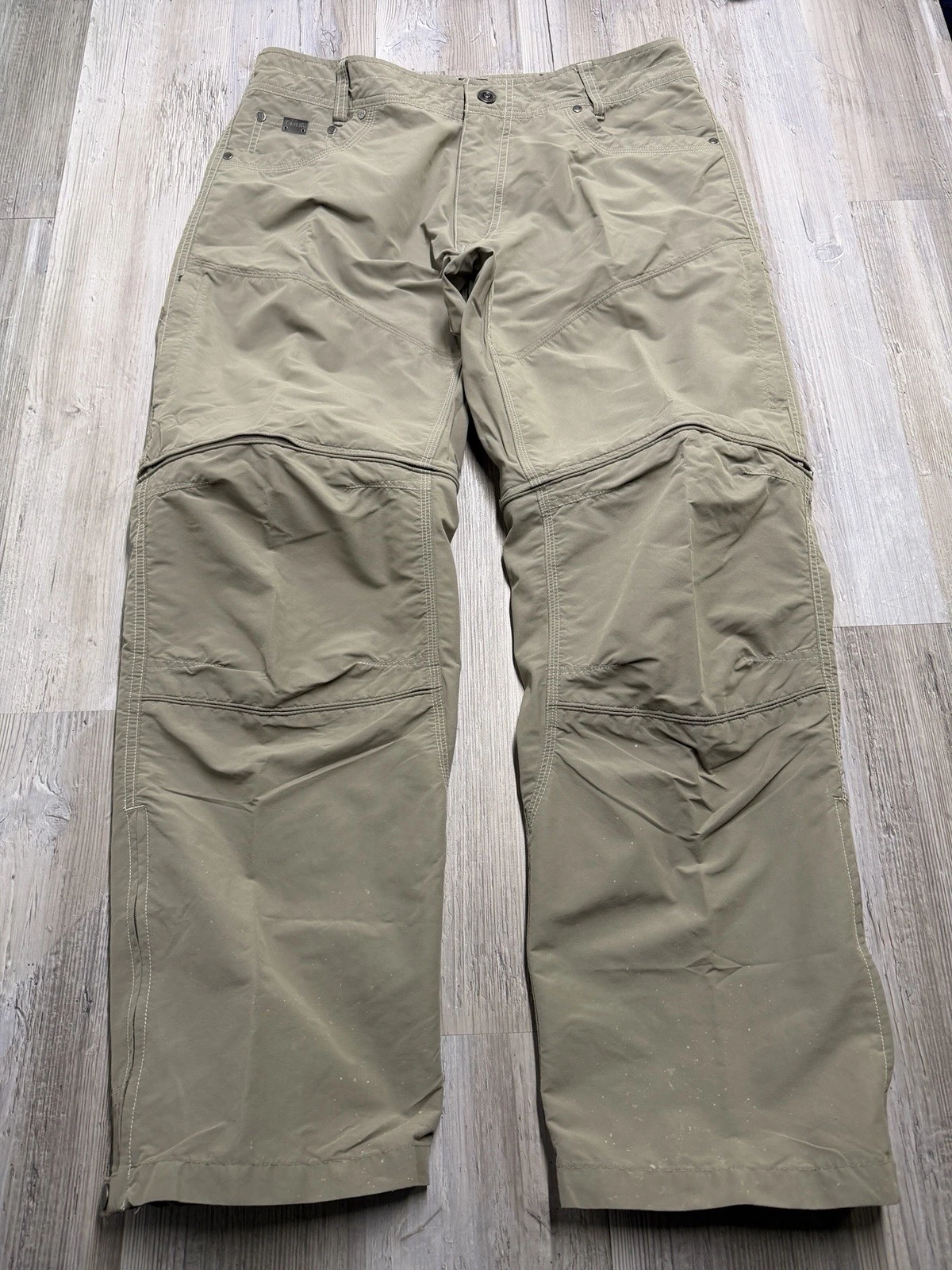 Kuhl Stealth Liberator Pants Mens 36x30 Convertible Lightweight Hiking Tan
Opens in a new window or 