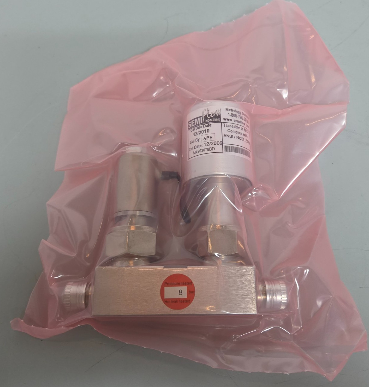 AIX-001P Mass Flow Controller – SemiFlow AIX-087C Calibration (B181)