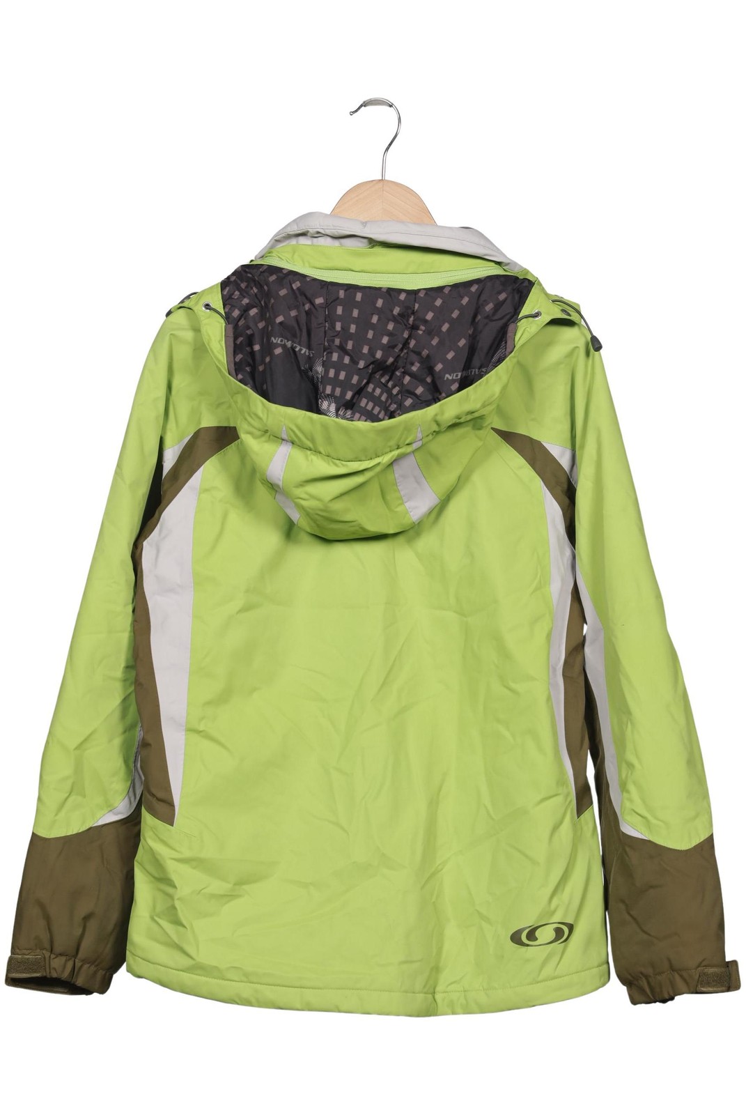 SALOMON giacca donna giacca anorak jacket cappotto corto taglia XL verde #543lq51
