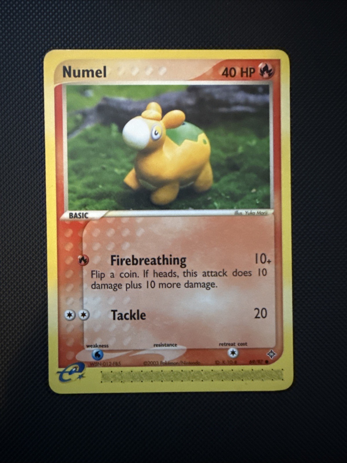 Numel 69/97 2003 EX Dragon Common Pokemon Trading Card LP