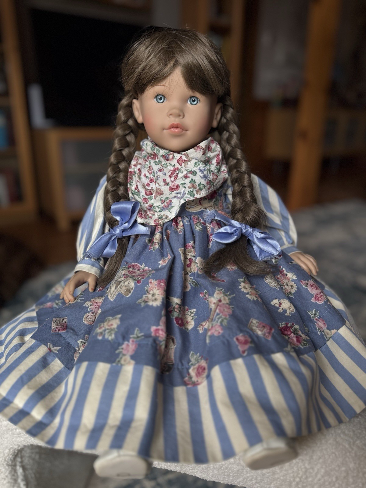 1994 Corolle Club Doll Claudia Numbered & Signed GUC 22&rdquo;