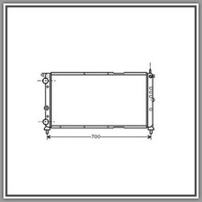 Radiateur Fiat 132