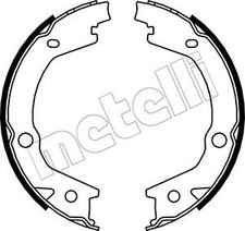Hinterachse METELLI 53-0184 Bremsbackensatz, Feststellbremse für ,HYUNDAI,HYUNDA