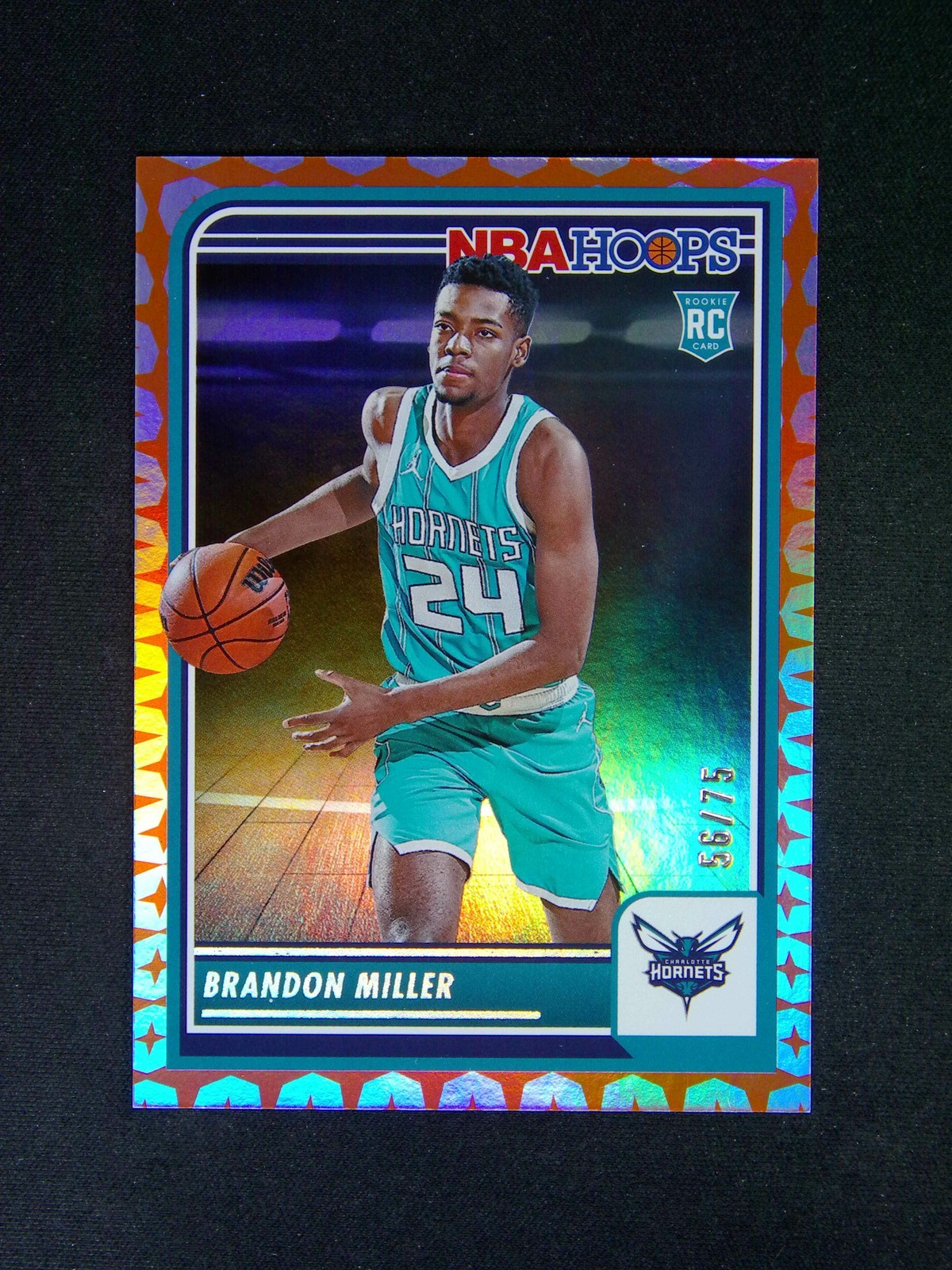 2023-24 Panini Hoops Brandon Miller #272 RC Rookie Gravity /75