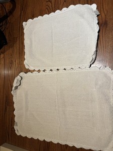 White Bath Rug Set Of 2