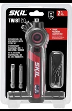 SKIL Twist 20 4V Cordless Electric Screwdriver with Pivoting Head and Torque New