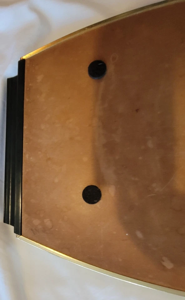 Vintage MB Red Bed Tray Made In Italy Mid Century Modern Trim MCM - Image 2 of 4