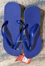 Men's Size 12 Havaianas Marine Blue Flip Flops
