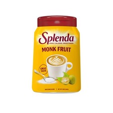 Frasco edulcorante granulado a base de plantas SPLENDA Monk Fruit cero calorías