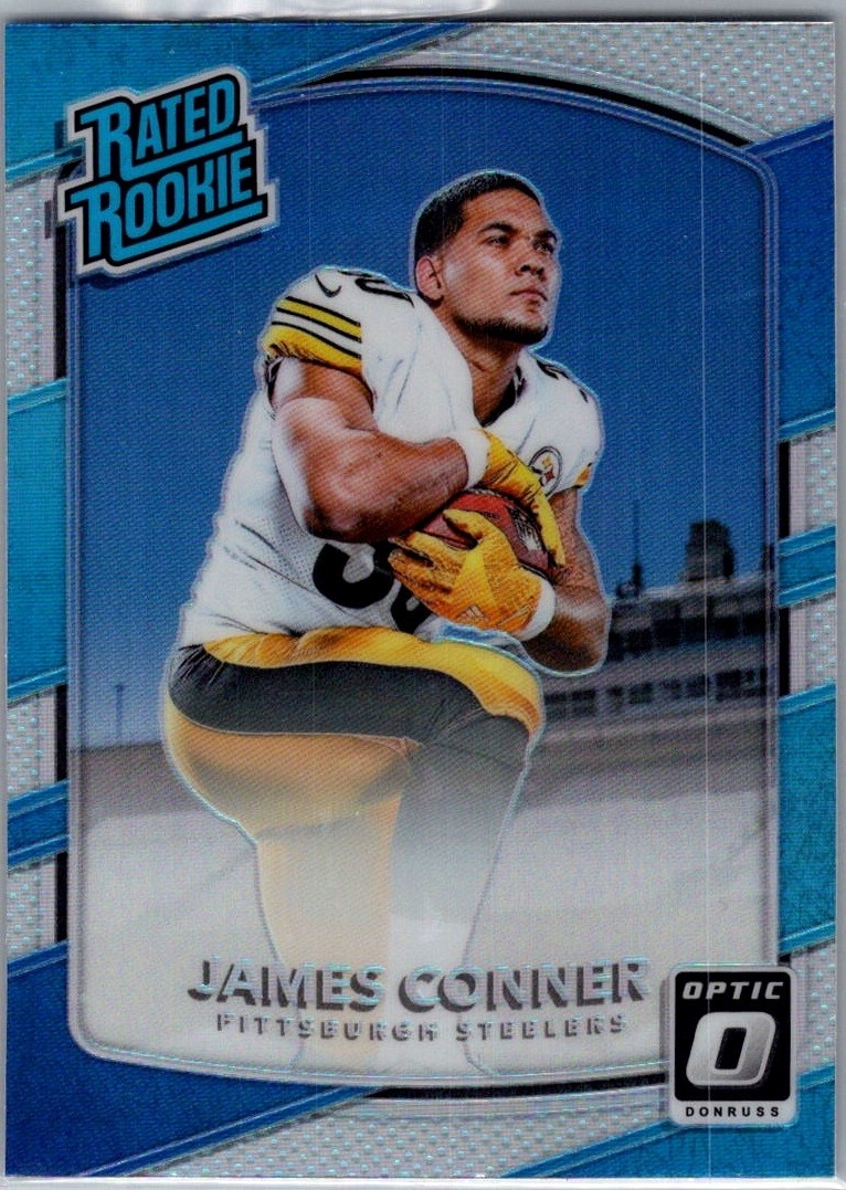 2017 Donruss Optic - Rated Rookie James Conner #172 Holo Prizm (RC) Cardinals