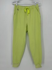 FIGS Tansen Jogger Scrub Pants Mens Extra Small Neon Yellow Nurse Medical