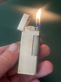 Vintage Silver Plated Dunhill Rollagas Lighter