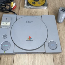 Sony PlayStation 1 PS1 Console Bundle - power supply not included  