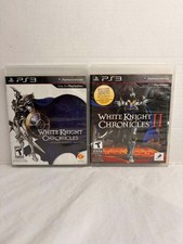 White Knight Chronicles 1 & 2 II PlayStation 3 PS3 Bundle Lot Complete CIB
