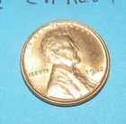1942     CHOICE RED UNCIRCULATED   WHEAT CENT  #4  HARDER TO FIND IN RED UNC