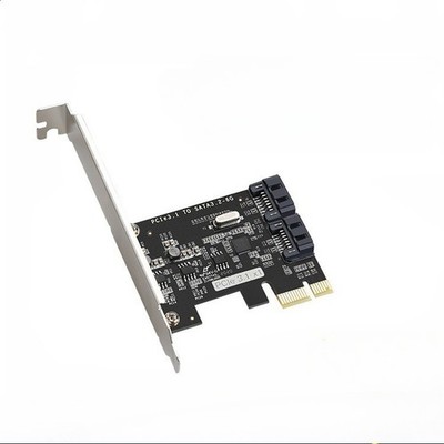 PCI-E3.1 to 2 port SATA 3.2 6G to JMB582 chip SATA hard disk expansion