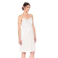 Guess Cream Slip Knee Length Dress Spaghetti Strap Size 12 NWT