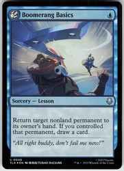 Boomerang Basics 46 Foil Uncommon Avatar: The Last Airbender MTG