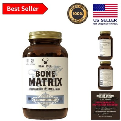 Doctor-Approved Grass Fed Bone Matrix   Supports Joint Health   180 Capsules