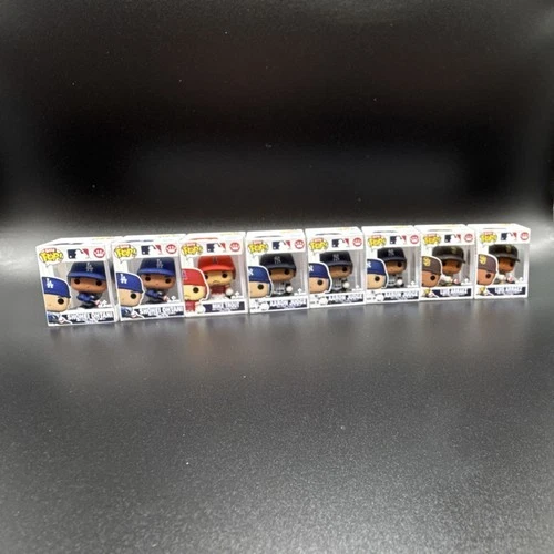 Funko Bitty Pop Super Box Exclusive! MLB Baseball Lot of 8! 2 Ohtani, 3 Judge!