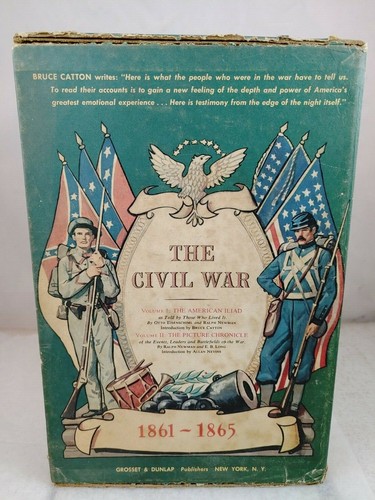 The Civil War 1861-1865 Box Set Vol.1 & 2 Ralph Newman Grossett & Dunlap 1956 (Q - Picture 2 of 8