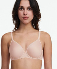 Chantelle 32G 32F UK Comfort Chic Full Coverage Custom Fit Bra 18J6 NWOT Nude