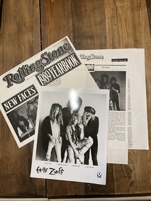 1989 Press Kit W/ Photo Enuff Z nuff, Music, Debit Rock Glam Metal Hair Band