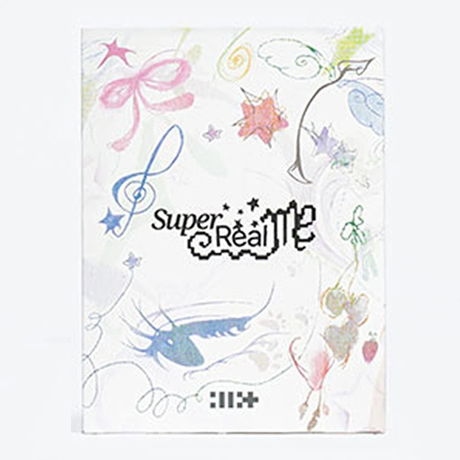 ILLIT [SUPER REAL ME] 1st Mini Album WEVERSE Ver/QR Card+7
