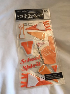 Jolee s Boutique School Spirit Cheer Fan Megaphone orange Pennant Pep Rally