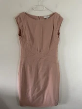 Reiss Workwear Dress Size 10 | Ladies Blush Pink Bodycon Sheath Smart Formal