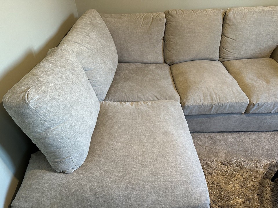 Corner Sofa Grey (Excellent Condition) eBay