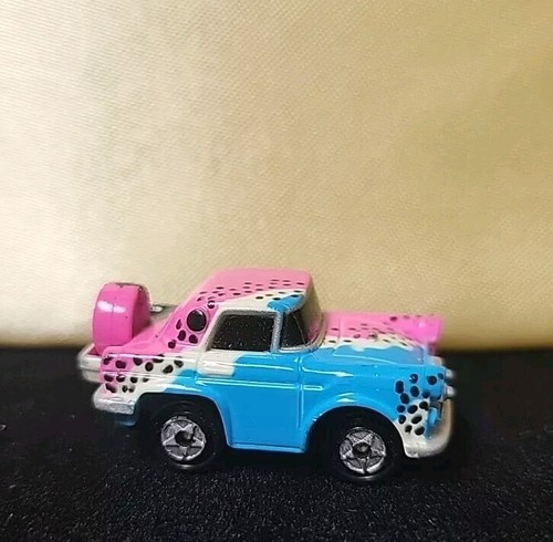 Vintage 1988 Galoob Micro Machines 56 1956 Ford Thunderbird Micro Lights #5 Pink